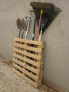 Pallet Garden Tool Holder